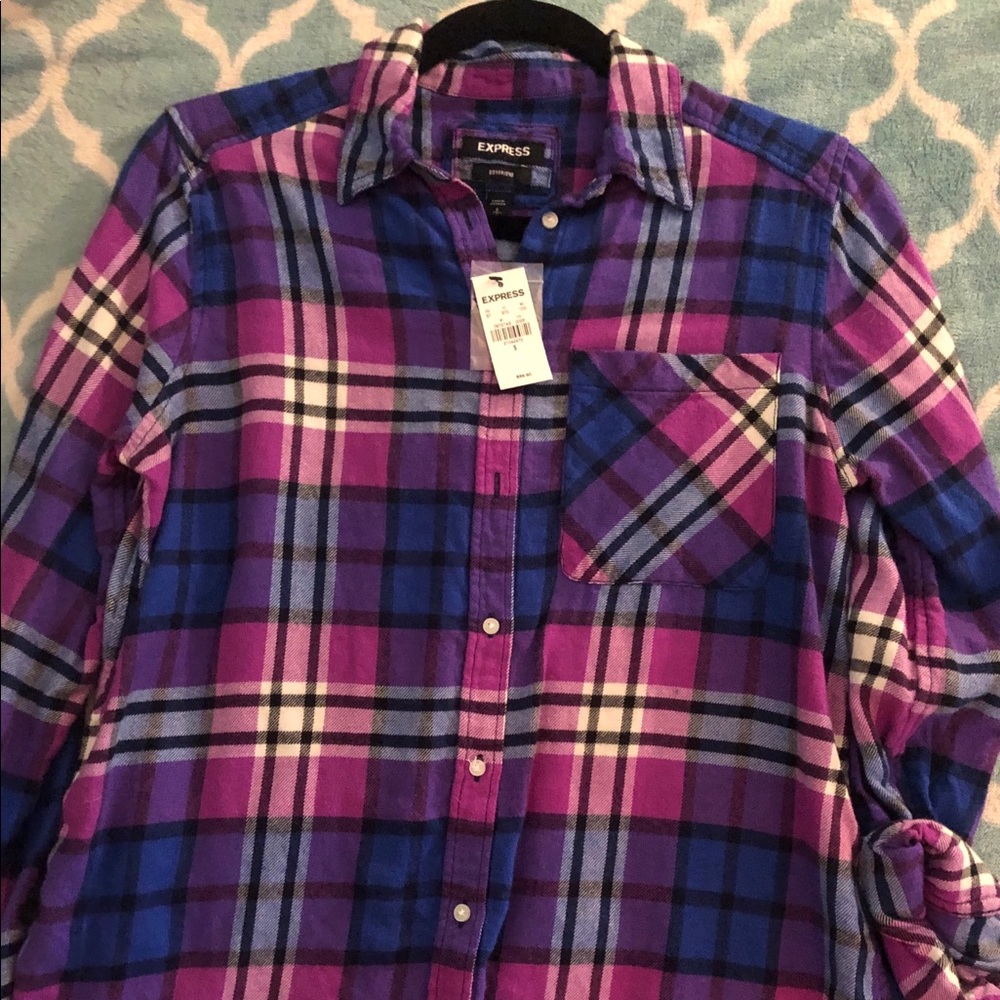 Express super soft “boyfriend” flannel
